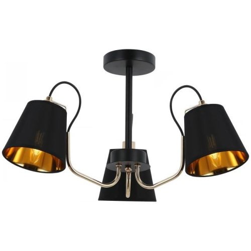 IL6120-3COU-79 BK GD Потолочная люстра ILLUMICO IL6120-3COU-79 BK GD