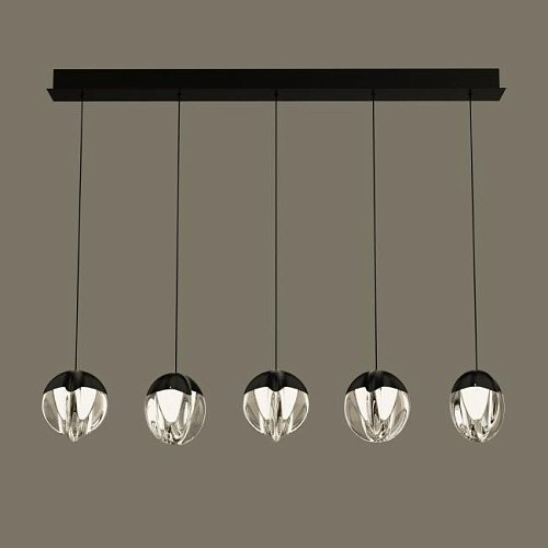MD24001033-5B black/clear Светильник подвесной Delight Collection MD24001033 MD24001033-5B black/clear