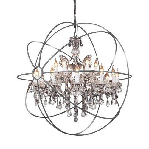 5014-D10 chrome Подвесная люстра Delight Collection Foucault'S Orb 5014-D10 chrome
