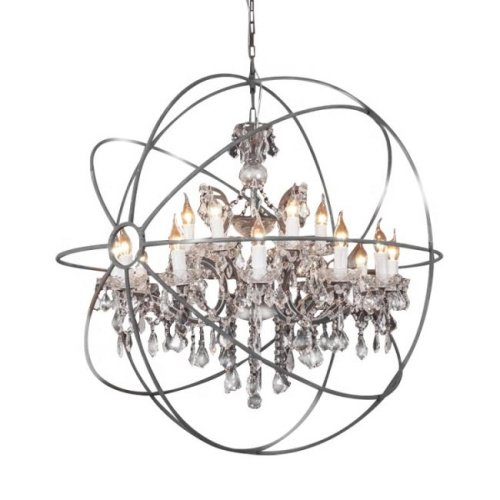 5014-D10 chrome Подвесная люстра Delight Collection Foucault'S Orb 5014-D10 chrome