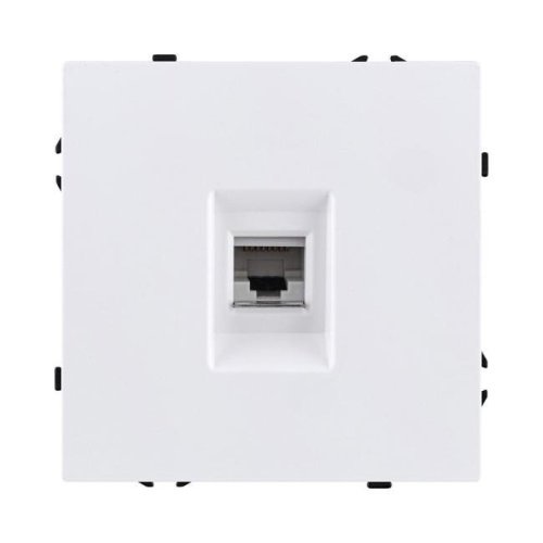 EC-017WH Розетка Ethernet RJ45 Cat.6, белый матовый Kollinger Eclipse EC-017WH