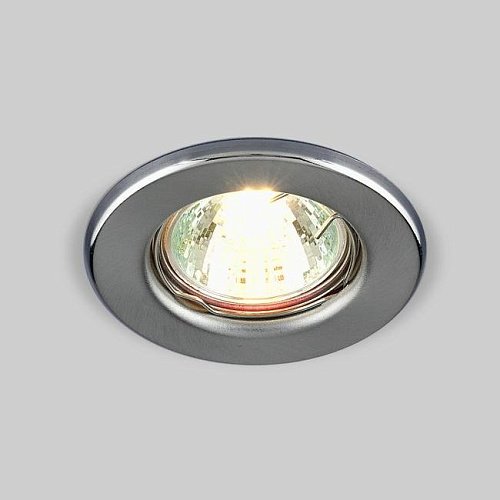 9210 MR16 SCH хром сатинированный Встраиваемый светильник Elektrostandard 9210 9210 MR16 SCH хром сатинированный