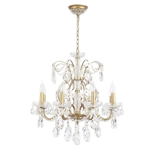 ODELIS SP8 GOLD Подвесная люстра Crystal Lux Odelis ODELIS SP8 GOLD