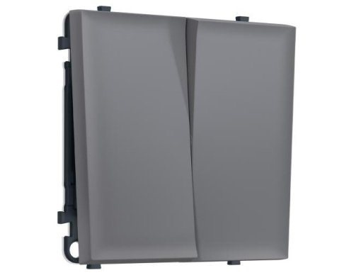 MS863050 MS863050 Комплект механизма 2-кл выключателя с самовозвратом SIGMA Платиново-серый Мягкое касание QUANT PRO (SP8630, PR129)