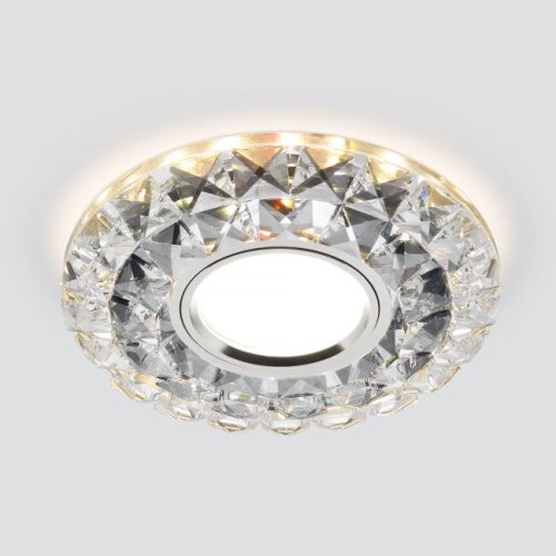 Встраиваемый светильник Elektrostandard 2170 2170 MR16 SBK/CL дымчатый/прозрачный для Леруа