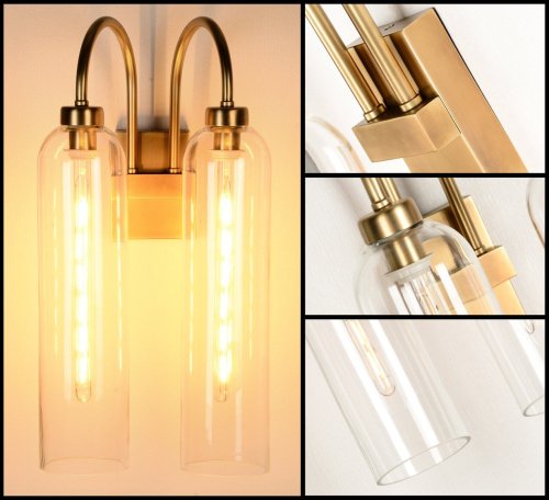 BRWL7023 antique brass Настенное бра Delight Collection Wall lamp BRWL7023 antique brass
