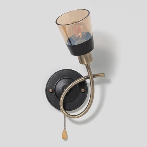 MD.4045-1-W AB+BK Настенное бра IMEX MD.4045-1-W AB+BK