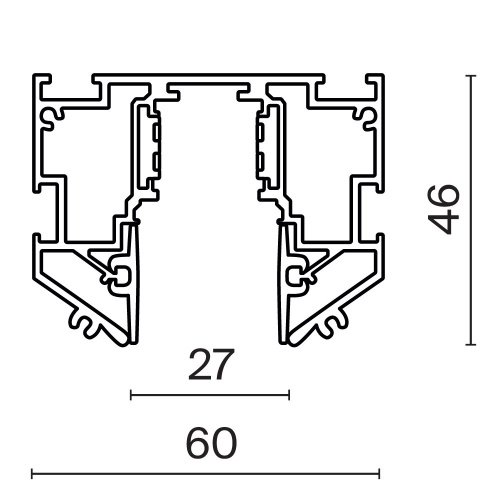 TRX034-SCH-423B Шинопровод Busbar trunkings Exility Maytoni TRX034-SCH-423B