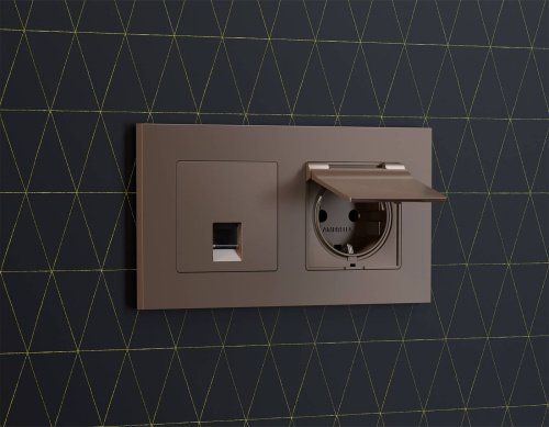 Розетка Ambrella Volt ALFA MA642005