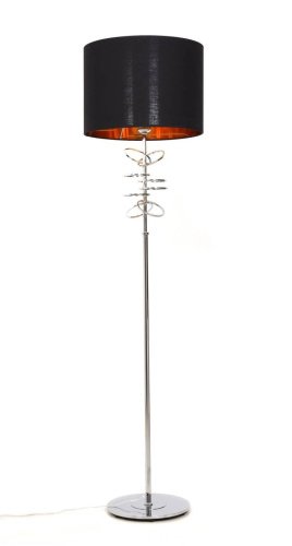 Торшер Lumina Deco Milari LDF 5530 CHR+BK