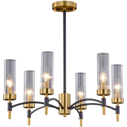Потолочная люстра ILLUMICO IL5177-6PLS-29 BRASS TUBO