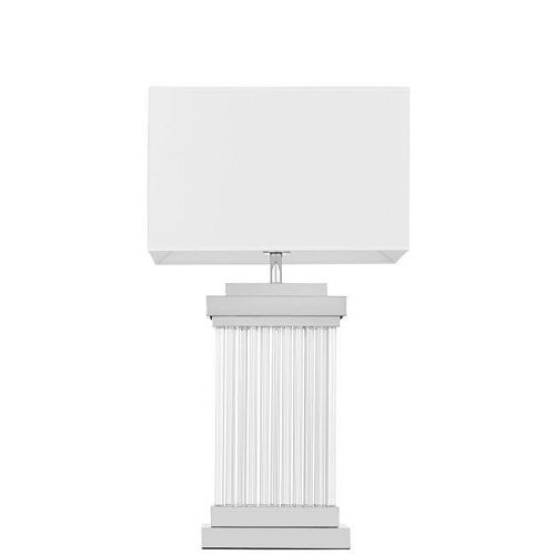 LDT 310 CHR+WT Настольная лампа Lumina Deco Davos LDT 310 CHR+WT