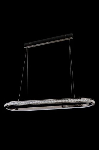 Подвесная люстра LEON Aida LE7707/1050L Black Chrome