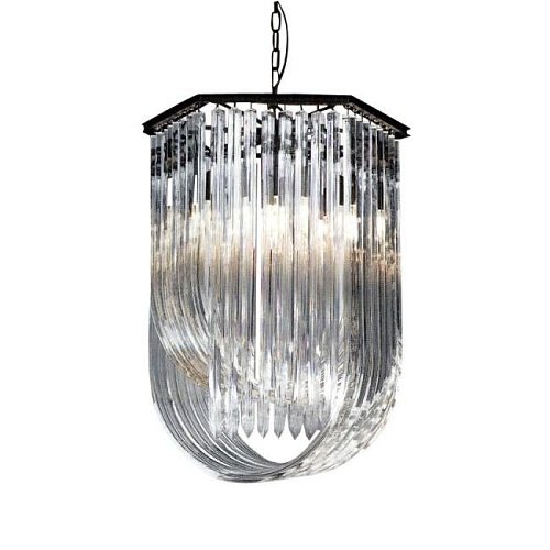 KR0116P-6 black Подвесная люстра Delight Collection Murano Glass KR0116P-6 black