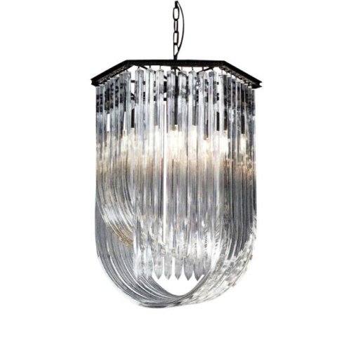 KR0116P-6 black Подвесная люстра Delight Collection Murano Glass KR0116P-6 black