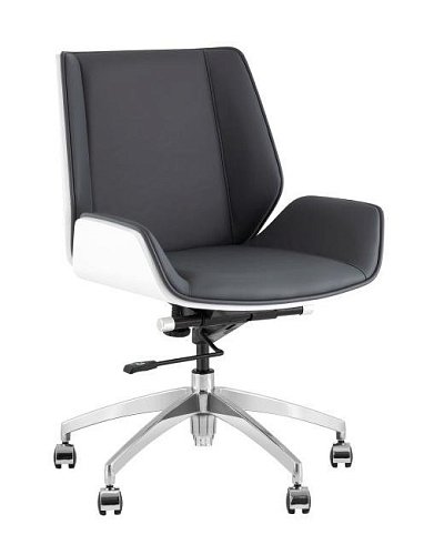 A312-A 8386-16 white back Кресло офисное Stool Group Crown A312-A 8386-16 white back