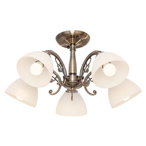 Потолочная люстра ЭкономСвет 443 443/5AB WT