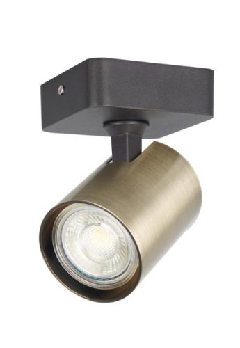 CLT 017CW1S BL-BZ Светильник спот Crystal Lux Clt 017 CLT 017CW1S BL-BZ