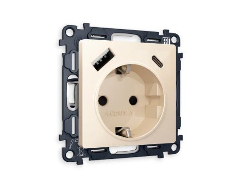 Розетка Ambrella Volt ALFA MA310010