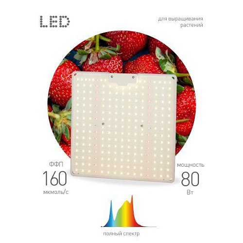 Лампа для растений ЭРА Quantum board FITO-80W-LED-QB