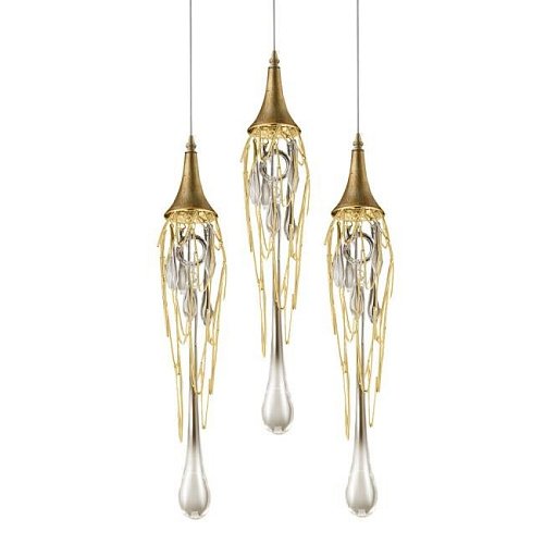 P68009L-3/R gold Светильник подвесной Delight Collection Goddess Tears P68009L-3/R gold