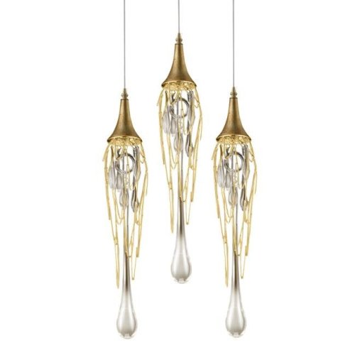 P68009L-3/R gold Светильник подвесной Delight Collection Goddess Tears P68009L-3/R gold