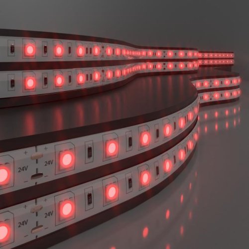 LED лента Elektrostandard 24V 14,4W IP65 Лента светодиодная 60Led 14,4W IP65 красный (5050 24V 60Led 14,4W IP65) a052974