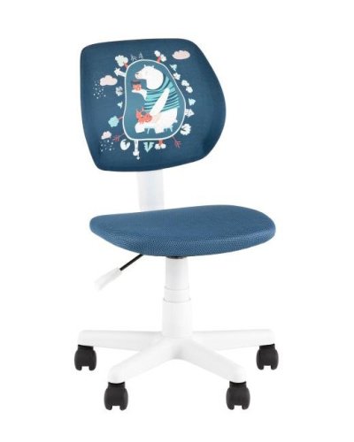 Офисное кресло Stool Group 5256D-W blue DW-112 Bear