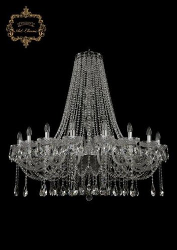 Подвесная хрустальная люстра 11.12 Art Classic 11.12.18.400.h-117.Cr.Sp