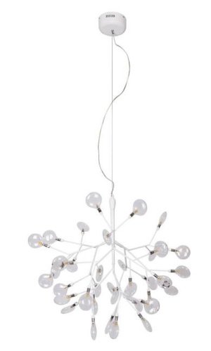 Подвесная люстра Crystal Lux Evita EVITA SP36 WHITE/TRANSPARENT