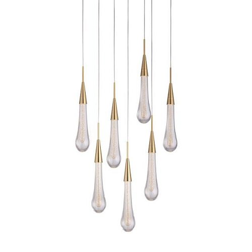 MD2060-7A br.brass Светильник подвесной Delight Collection Pour MD2060-7A br.brass
