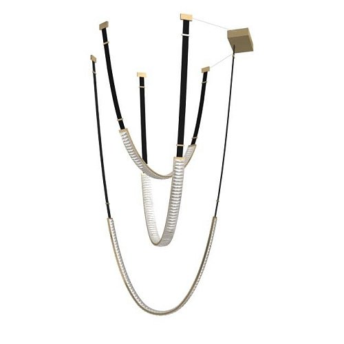 MD24083001-3A black/gold Светильник подвесной Delight Collection MD24083001 MD24083001-3A black/gold
