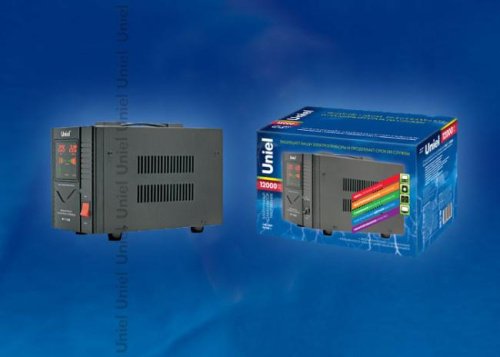 RS-1/12000 Стабилизатор релейный однофазный Uniel RS-1/12000