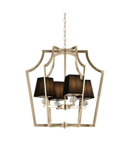 Подвесная люстра Lumina Deco LDP 1249-4 GD+BK