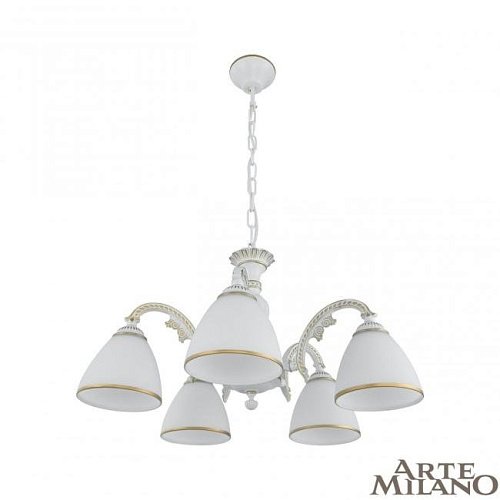 340837/5 WT+G Подвесная люстра Arte Milano Am340837 340837/5 WT+G
