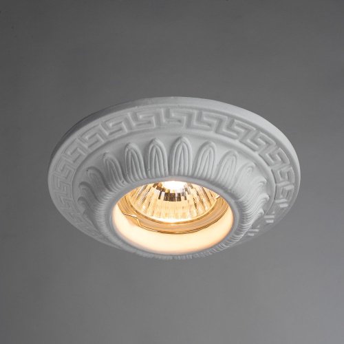 Встраиваемый светильник с узорами Cratere A5073PL-1WH Arte Lamp