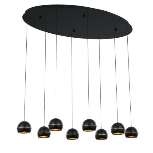 MD21001034-8A black/gold Светильник подвесной Delight Collection MD21001034 MD21001034-8A black/gold