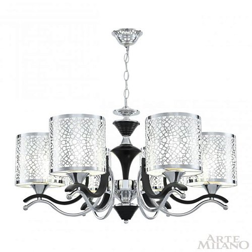 Подвесная люстра Arte Milano Florentia-6787 306787/6 Bk/Ni