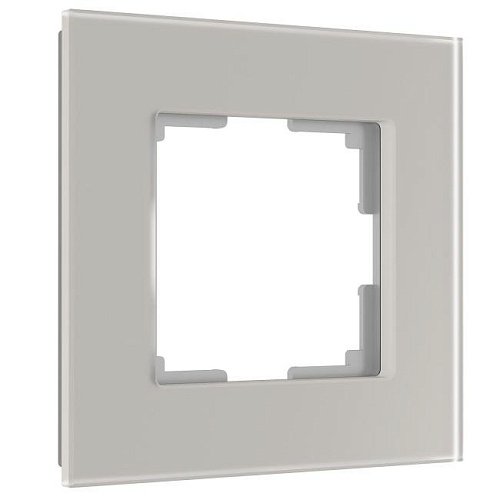 W0013117/ Рамка на 1 пост Senso (дымчатый, стекло soft-touch) Рамка Werkel Senso дымчатый soft-touch W0013117/ Рамка на 1 пост Senso (дымчатый, стекло soft-touch)