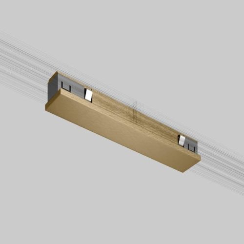 Прямой коннектор (латунь) 85008/00_система Лайн Коннектор для шинопровода Elektrostandard Line Magnetic Brass Line Прямой коннектор (латунь) 85008/00