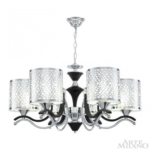 Подвесная люстра Arte Milano Florentia-6787 306787/6 Bk/Ni