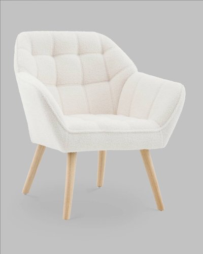Кресло Stool Group Вэйл QH-8904K TEDDY 1859-01 white