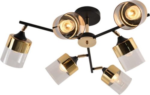 Потолочная люстра 01555-3.3-06B BK+FGD