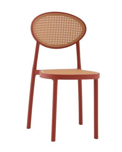 Стул пластиковый Stool Group Junie PP-245 red 36877