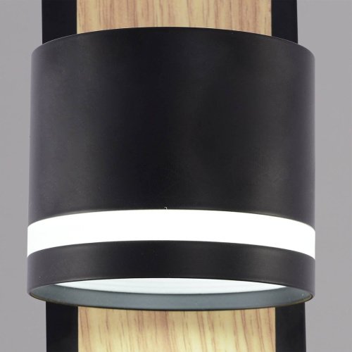 Настенный светильник Reluce 22540-0.2-01 BK+WOOD