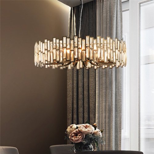 D8524P/L black/clear Подвесная люстра Delight Collection Bertola D8524P/L black/clear