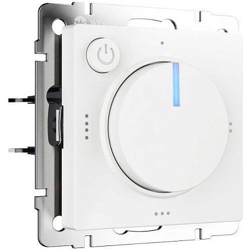 Werkel W1151161/ Терморегулятор электромеханический для теплого пола (белый матовый)