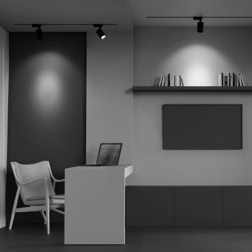 TR003-1-12W4K-B Трековый светильник Maytoni Vuoro TR003-1-12W4K-B