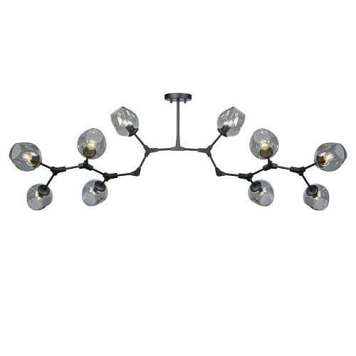 LOFT-10 BK Потолочная люстра AM Group Loft LOFT-10 BK