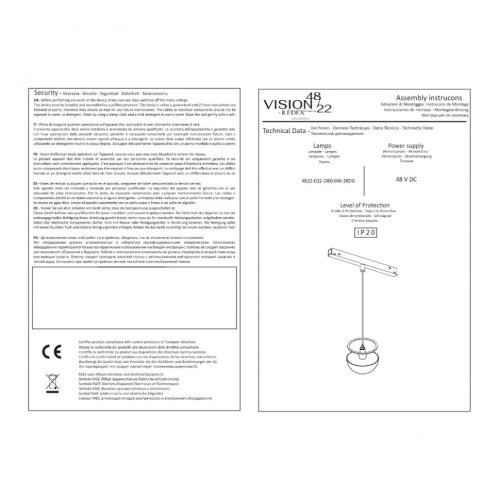 Трековый светильник iLEDEX TECHNICAL VISION48/22 SMART 4822-012-D80-6W-38DG-BK